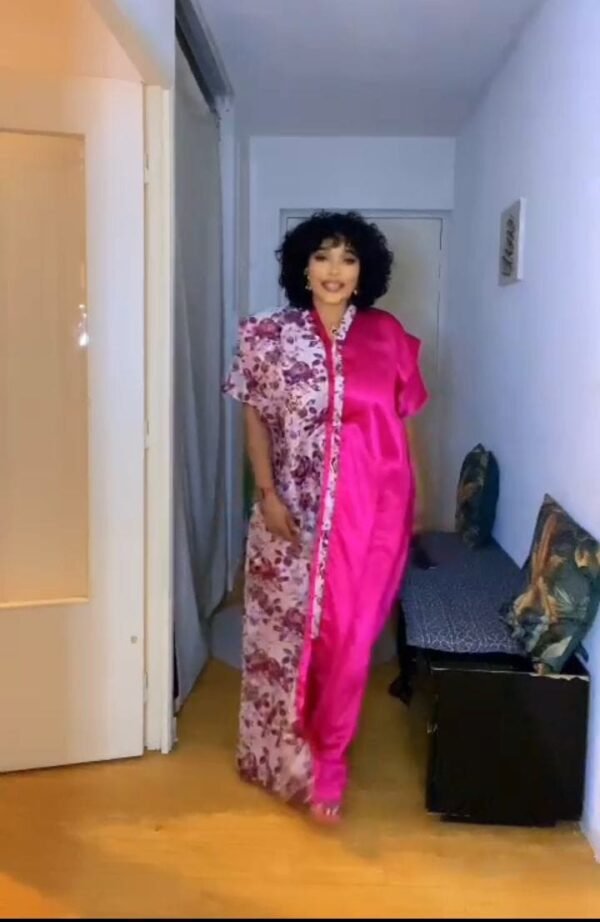 Robe Brocard Rose